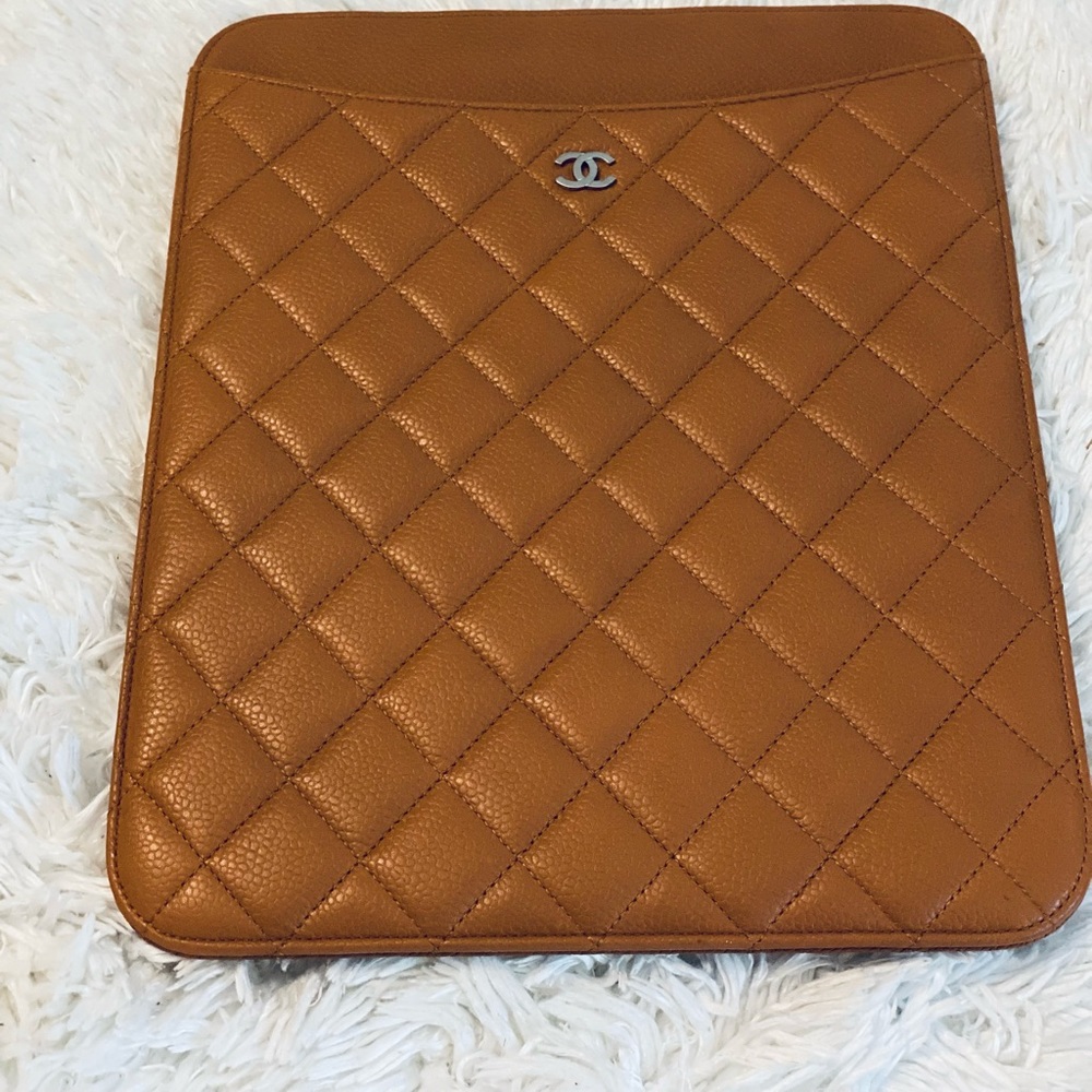 Chanel Quilted iPad Case - Authentic